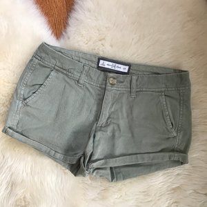 Abercrombie & Fitch Chino Shorts | Olive Green